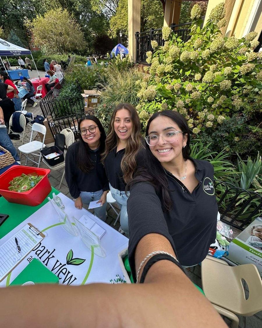 Park View Academy staff at a Jersey City community event